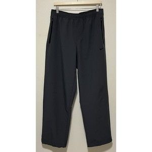 Nike Pro Training Pants Size Large Dark Gray Zip Pocket Athleisure Sports Active